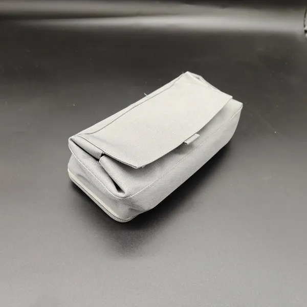 Grey_Polyester_Multi-Compartment_Pencil_Case_For_Kids