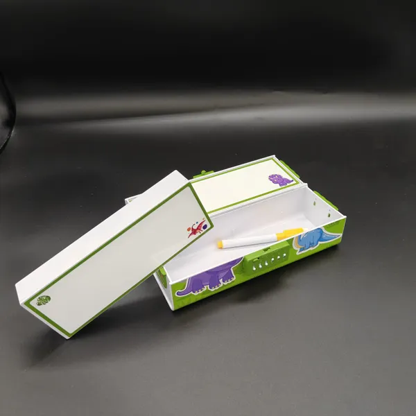 Multicolor_Plastic_Dinosaur_Printed_Dual-Compartment_Pencil_Box_For_Kids