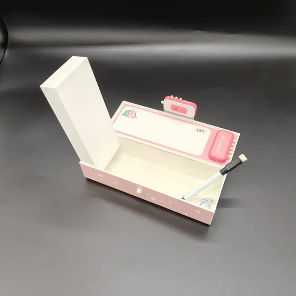 Pink_Plastic_Strawberry_Character_Multi-Compartment_Pencil_Box_For_Kids