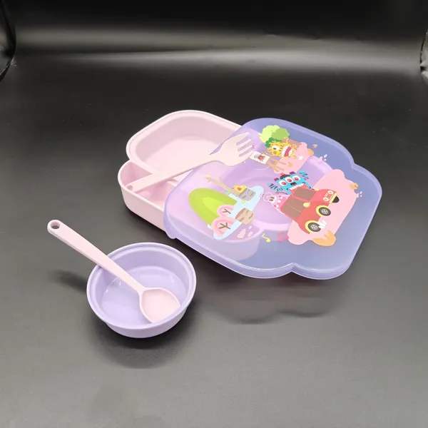 Purple_Plastic_Cartoon_Divided_Meal_Tray_Lunch_Box_For_Kids