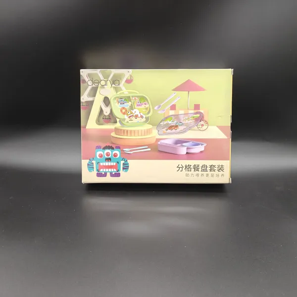 Purple_Plastic_Cartoon_Divided_Meal_Tray_Lunch_Box_For_Kids