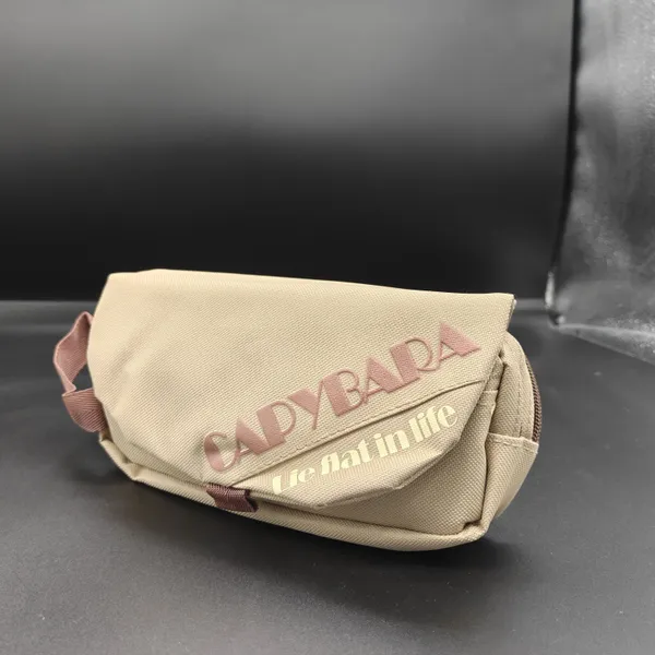 Beige_Canvas_Multi-Compartment_Stationery_Pouch_For_Kids