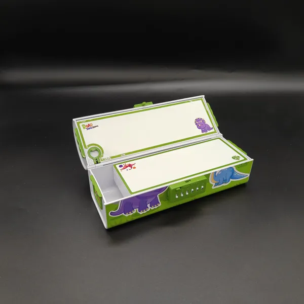 Multicolor_Plastic_Dinosaur_Printed_Dual-Compartment_Pencil_Box_For_Kids