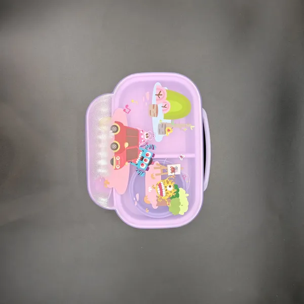 Purple_Plastic_Cartoon_Divided_Meal_Tray_Lunch_Box_For_Kids