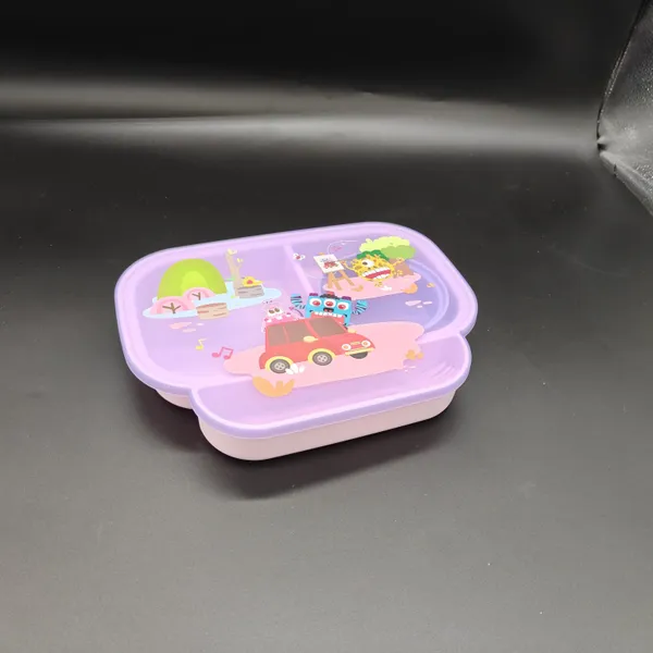 Purple_Plastic_Cartoon_Divided_Meal_Tray_Lunch_Box_For_Kids