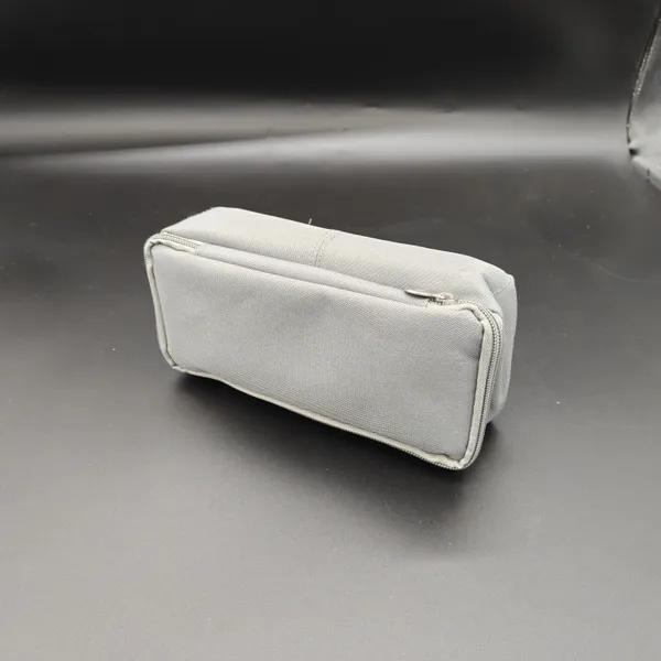 Grey_Polyester_Multi-Compartment_Pencil_Case_For_Kids