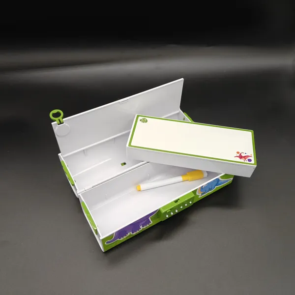 Multicolor_Plastic_Dinosaur_Printed_Dual-Compartment_Pencil_Box_For_Kids