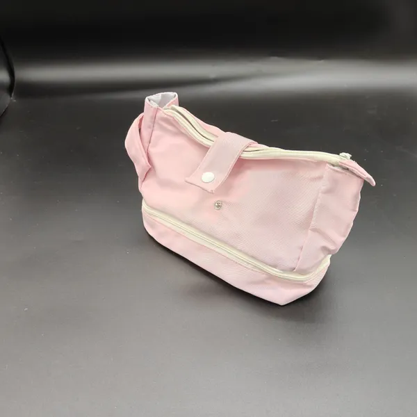 Pink_Polyester_Snap_Button_Pencil_Pouch_For_Kids
