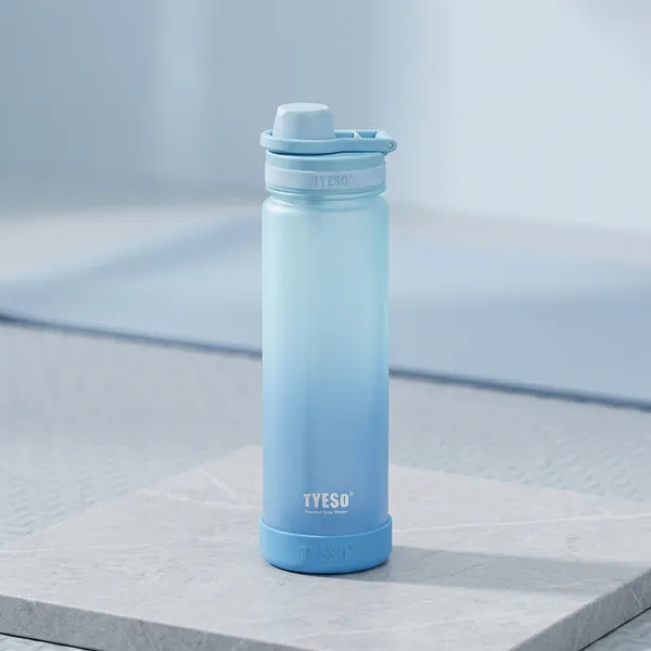 Tyeso_Frosted_Blue_Stainless_Steel_Flip_Top_Water_Bottle_700_ml