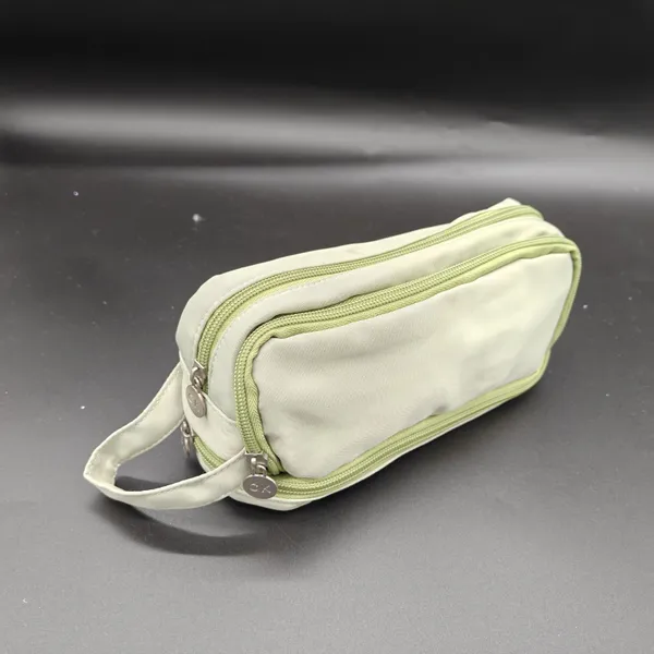 Cream_Green_Polyester_Dual_Compartment_Pencil_Pouch_For_Kids