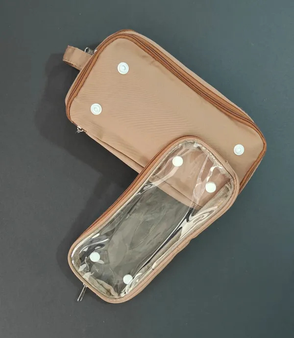 Brown_Transparent_Plastic_Detachable_Compartment_Pencil_Case_For_Kids