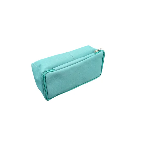 Teal_Polyester_Zipper_Pencil_Pouch_For_Kids