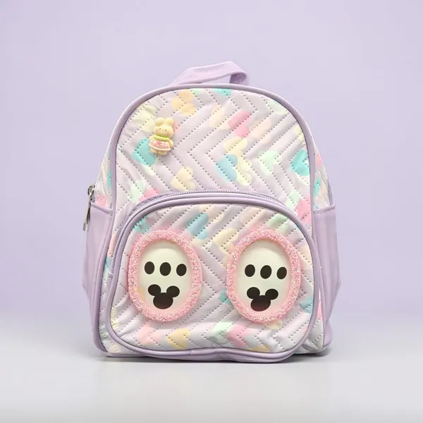 Pastel_Rainbow_Quilted_Smiley_Mini_Backpack_For_Kids
