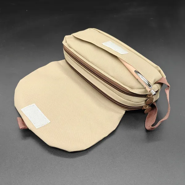 Beige_Canvas_Multi-Compartment_Stationery_Pouch_For_Kids