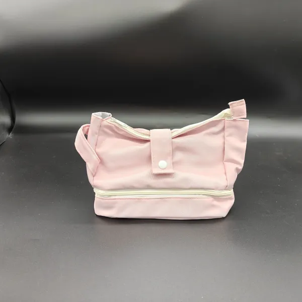 Pink_Polyester_Snap_Button_Pencil_Pouch_For_Kids