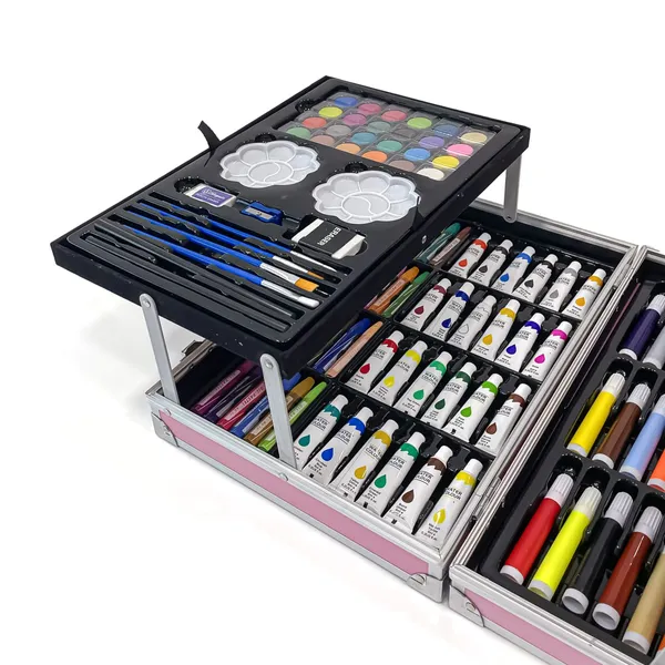 Pink_176_Piece_Drawing_Painting_Art_Kit_In_Unicorn_Case_For_Kids