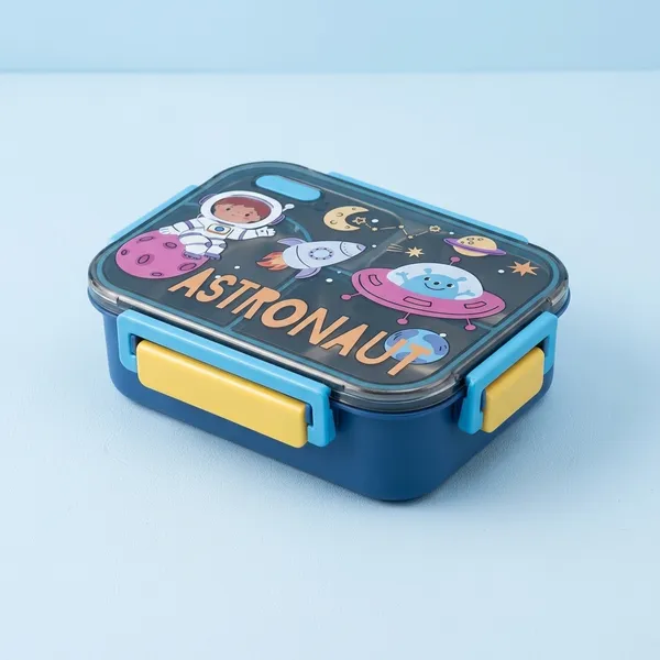 Blue_Plastic_Steel_Astronaut_3-Compartment_Lunch_Box_For_Kids