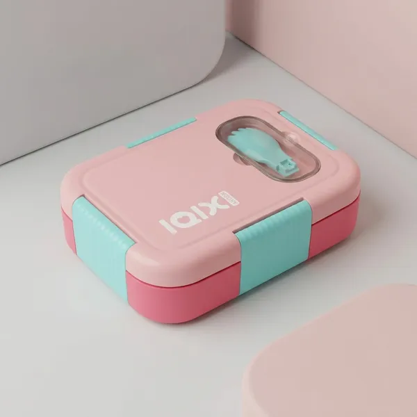 Pink_Mint_Green_Plastic_Clip-Lock_Lunch_Box_With_Spoon_For_Kids