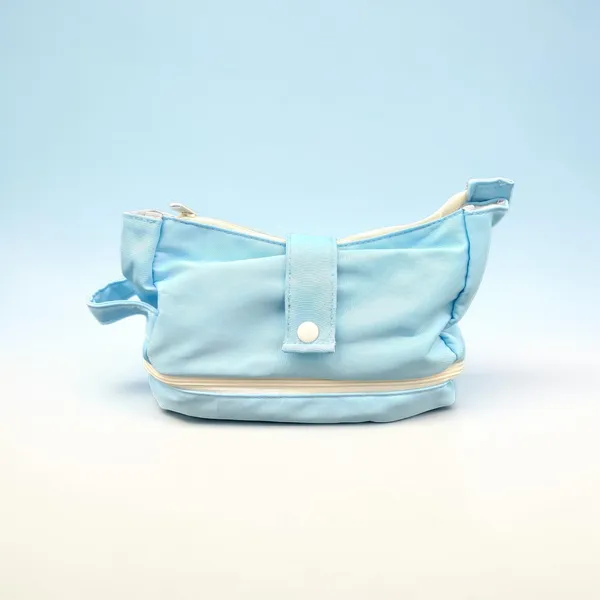 Blue_Polyester_Dual-Compartment_Pencil_Pouch_For_Kids