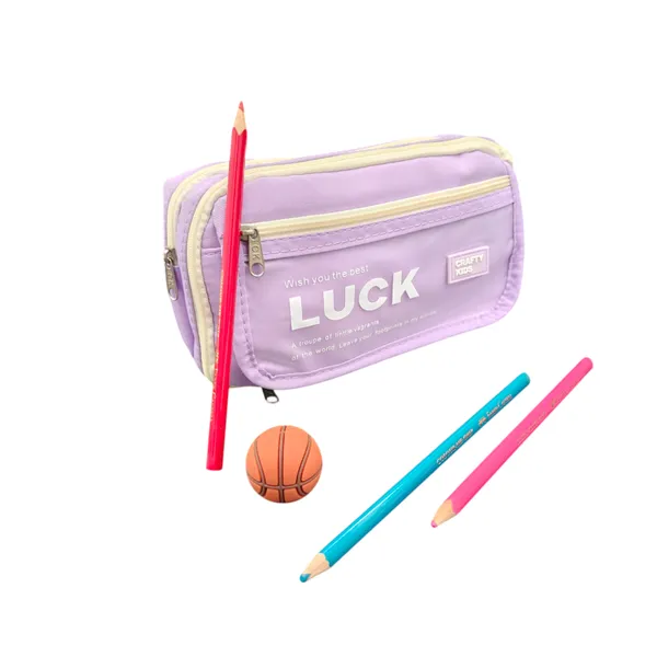 Purple_Polyester_Printed_Pencil_Pouch_With_Transparent_Pocket_For_Kids