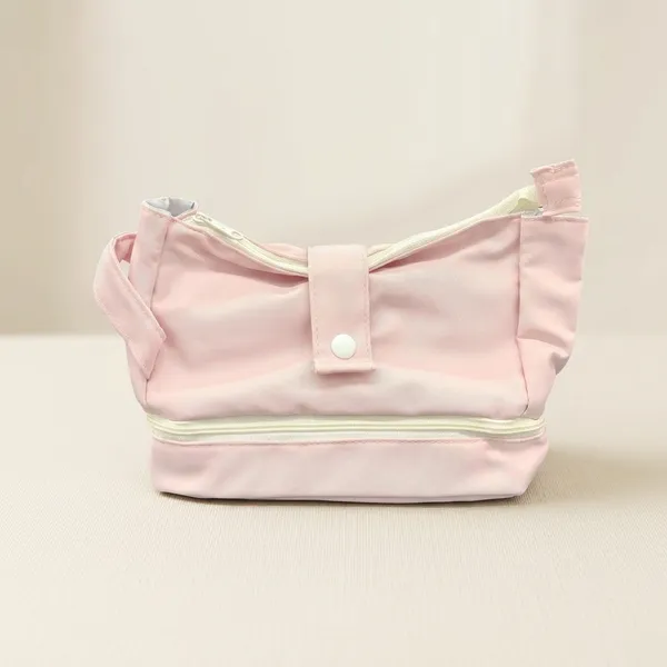 Pink_Polyester_Snap_Button_Pencil_Pouch_For_Kids