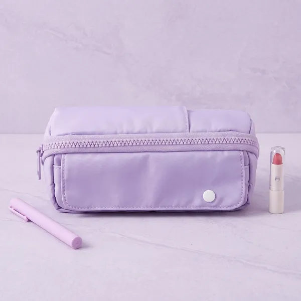 Lavender_Polyester_Zipper_Pencil_Pouch_For_Kids