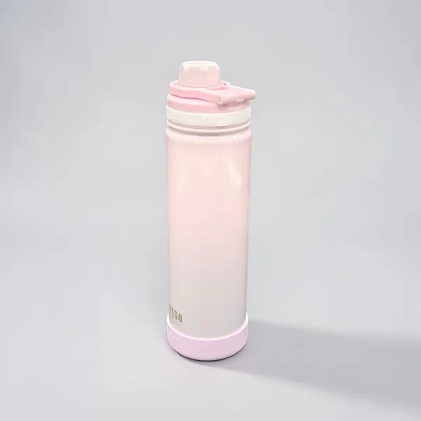 Pink_Stainless_steel_Flip_Spout_Water_Bottle_For_Kids