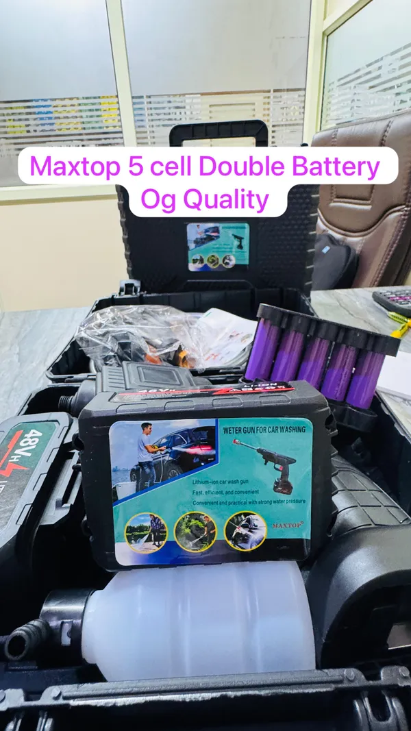Maxtop_5_Cell_Double_Battery_Og_Quality_Portable_Water_Gun_For_Car_Washing