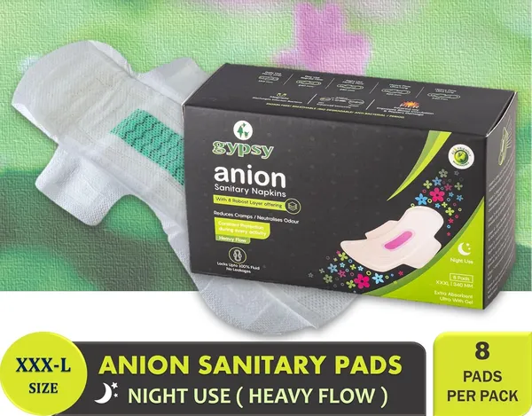 White_Cotton_Anion_Sanitary_Pads_For_Women