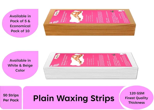 White_Non_Woven_Body_Waxing_Strips