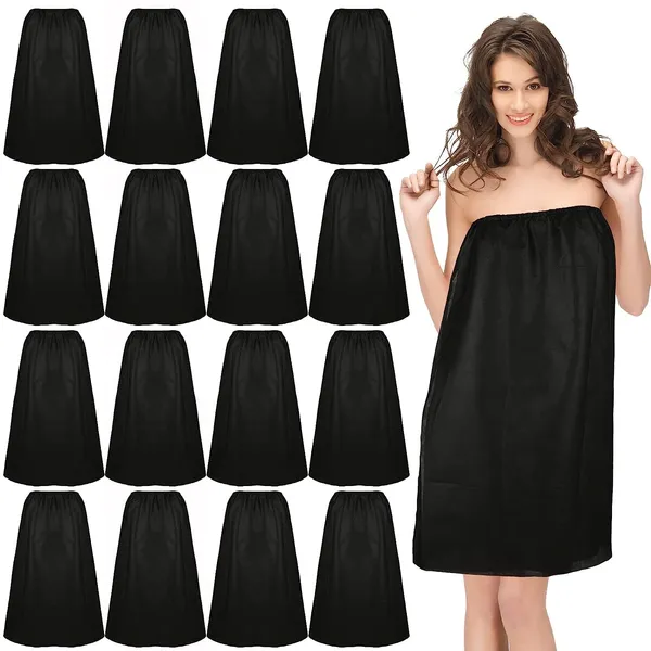 Black_Non_Woven_Disposable_Elastic_Spa_Gown_Unisex_(_14_x_5_x_2_cm)