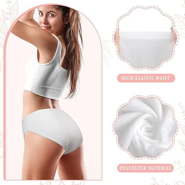 White_Non_Woven_Disposable_Spunlace_Briefs_For_Women__Pack_Of_3