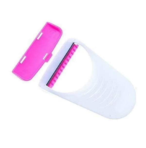 White_Teflon_Coated_Stainless_Steel_Disposable_Razor_For_Women