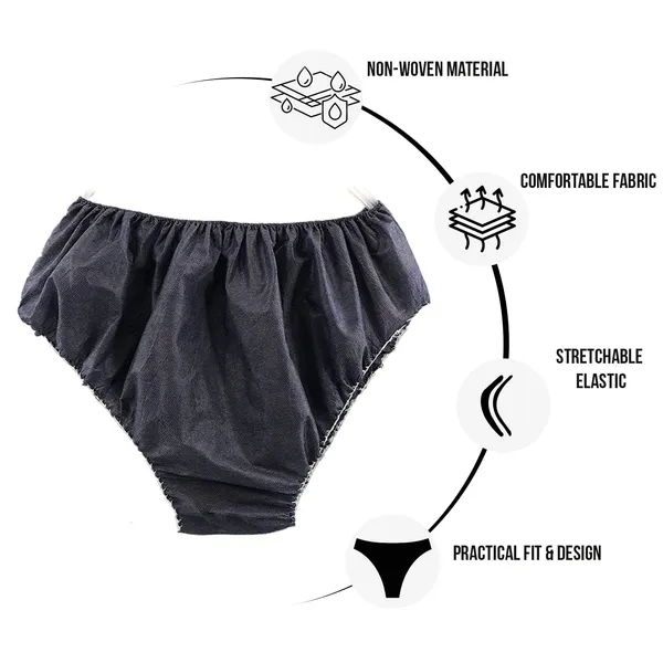 Black_Non_Woven_Disposable_Briefs_For_Women_Pack_Of_30