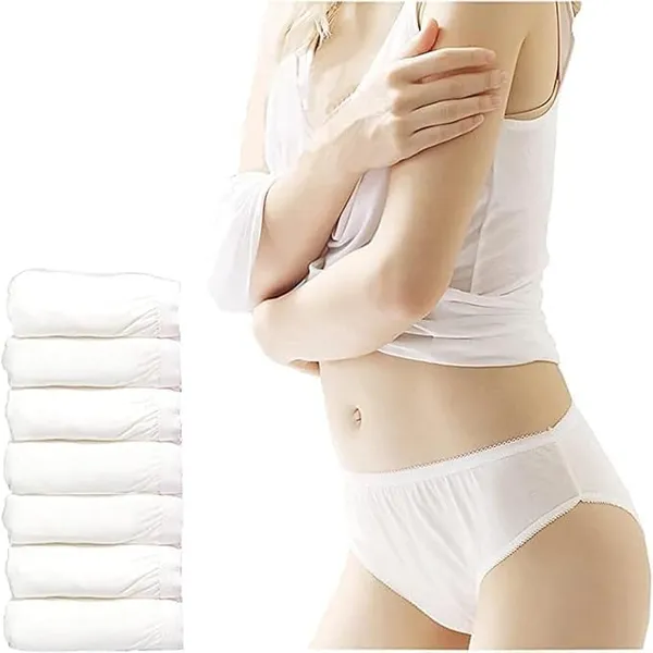 White_Non_Woven_Disposable_Briefs_For_Women_Pack_Of_3