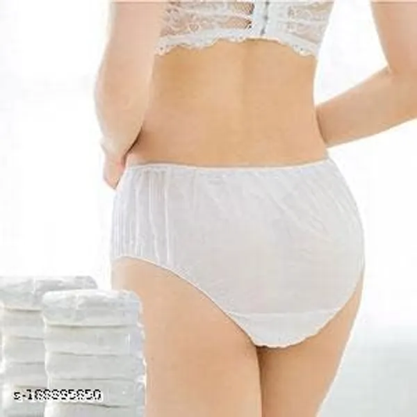 White_Non_Woven_Disposable_Briefs_For_Women_Pack_Of_3