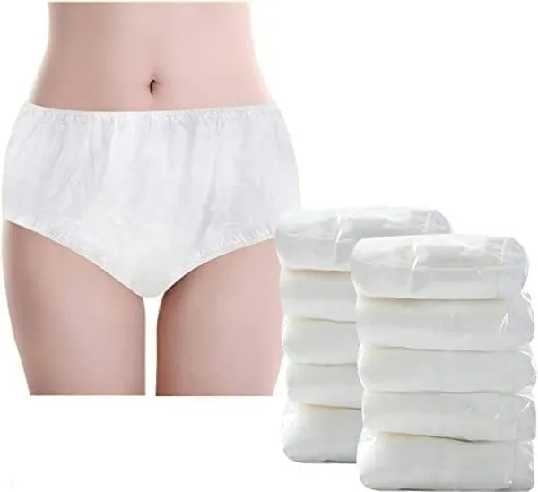 White_Non_Woven_Disposable_Briefs_For_Women_Pack_Of_3