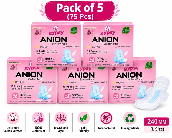 White_Cotton_Anion_Sanitary_Pads_For_Women
