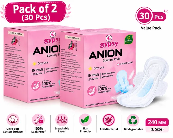 White_Cotton_Anion_Sanitary_Pads_For_Women