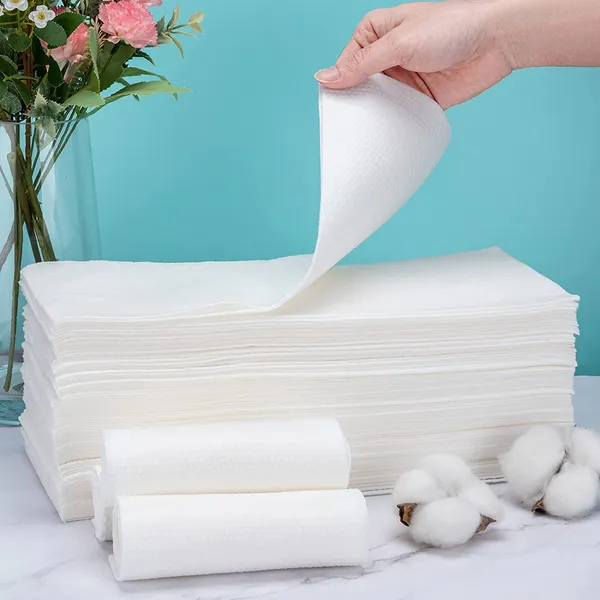 White_Non_Woven_Soft_Absorbent_Disposable_Pedicure_Towel__(_Packof_1_-_90_Pcs)