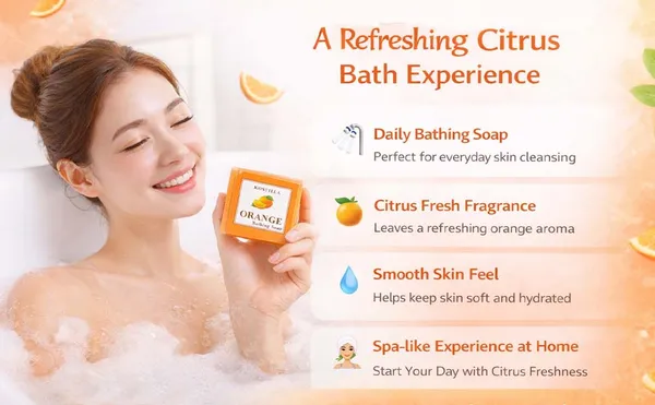 Kostilla_Orange_Bathing_Soap_Refreshing_Citrus_Cleanse_Natural_Glow_Revitalizing_Bath_Care_Pack_Of_3_(3x100G)