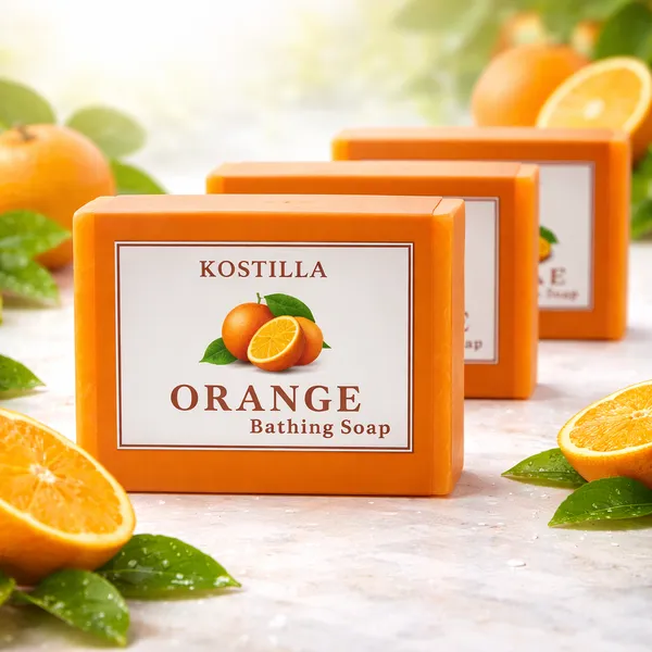 Kostilla_Orange_Bathing_Soap_Refreshing_Citrus_Cleanse_Natural_Glow_Revitalizing_Bath_Care_Pack_Of_3_(3x100G)