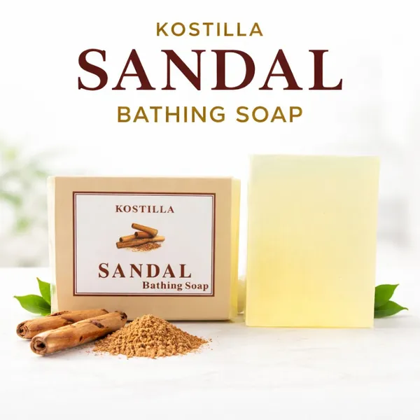 Kostilla_Sandal_Bathing_Soap_Cooling_Skin_Soothing_Care_Gentle_Herbal_Cleanser_Pack_Of_3_(3x100G)