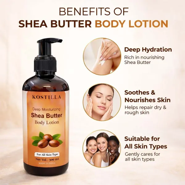 Kostilla_Shea_Butter_Body_Lotion_Pack_Of_2_300Ml_Each_Deep_Moisturizing_Nourishing_For_All_Skin_Types