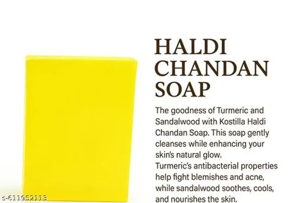 Kostilla_Haldi_Chandan_Handmade_Soap_Pack_Of_1_100G