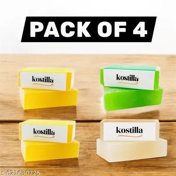 Kostilla_Bathing_Soap_Combo_Haldi_Chandan_Lemon_Neem_Sandal_4_X_100G