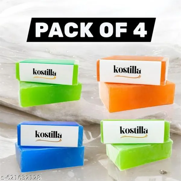 Kostilla_Bathing_Soap_Combo_Jasmine_Neem_Orange_Aloevera_4_X_100G