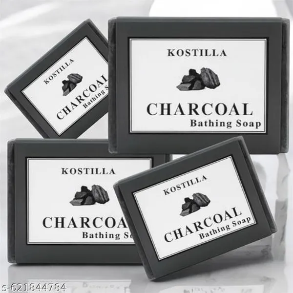 Kostilla_Charcoal_Bathing_Soap_Pack_Of_4_400G