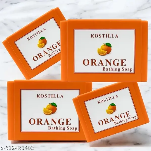 Kostilla_Orange_Bathing_Soap_Pack_Of_4_400G