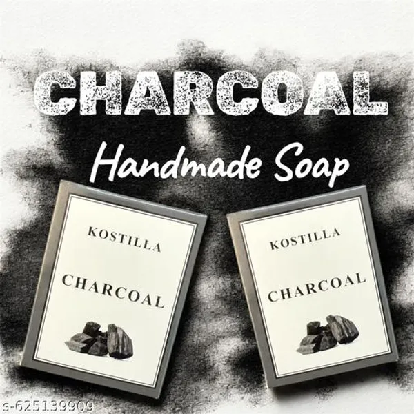 Kostilla_Charcoal_Handmade_Soap_Deep_Cleansing_Detoxifying_Care_Removes_Dirt_Oil_Impurities_Pack_Of_2_2_100_G
